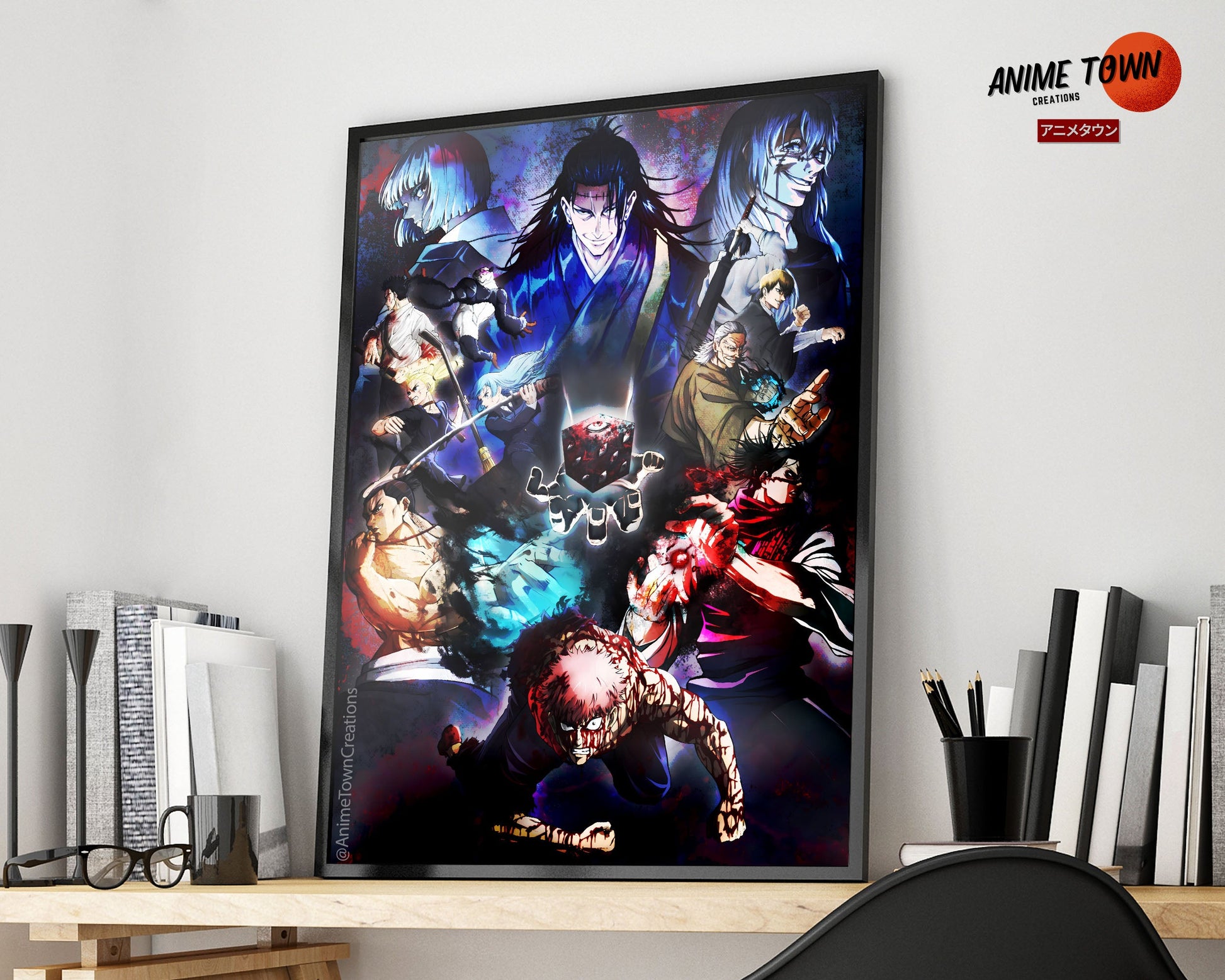 Anime Town Creations Poster Jujutsu Kaisen Season 2 Hype 5" x 7" Home Goods - Anime Jujutsu Kaisen Poster