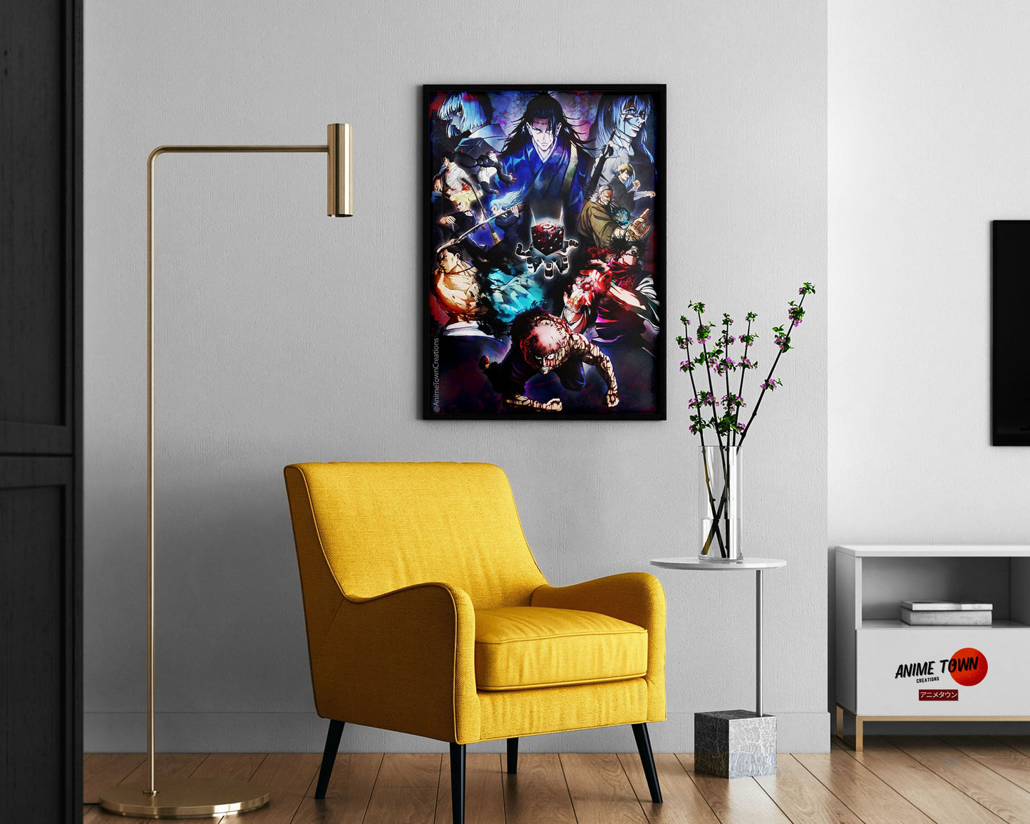 Anime Town Creations Poster Jujutsu Kaisen Season 2 Hype 11" x 17" Home Goods - Anime Jujutsu Kaisen Poster