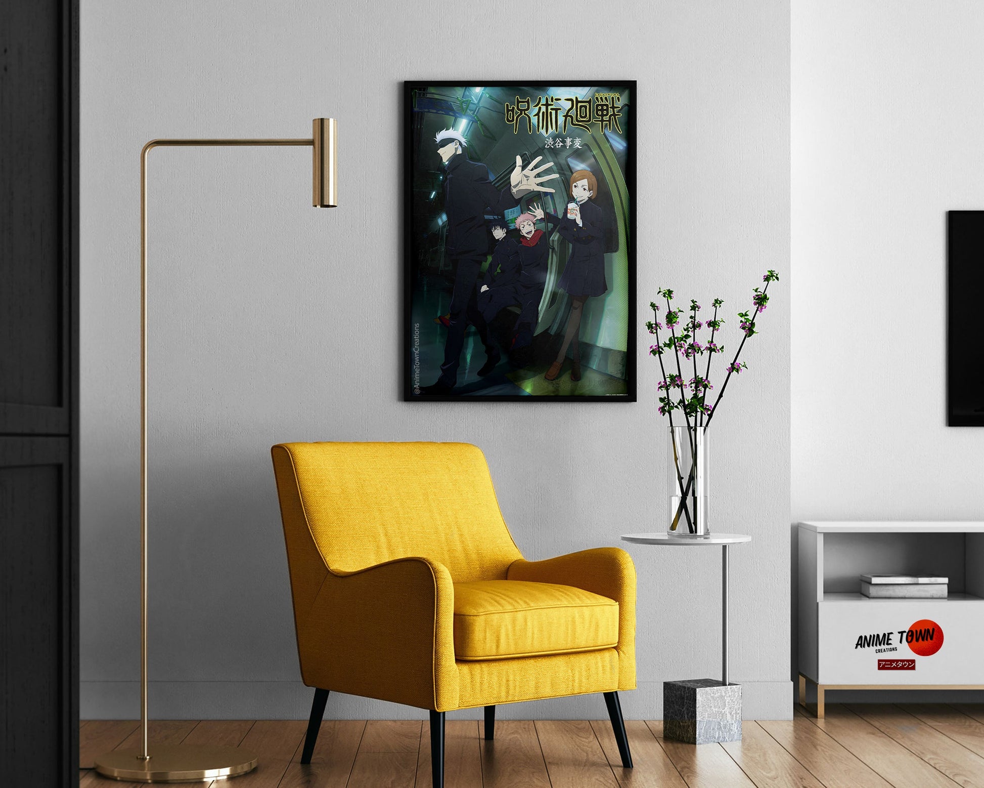 Anime Town Creations Poster Jujutsu Kaisen Season 2 Shinjuku Incident 11" x 17" Home Goods - Anime Jujutsu Kaisen Poster