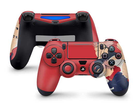 Anime Town Creations PS4 Controller Jujutsu Kaisen Minimalist Sukuna RedSkins - Anime Jujutsu Kaisen Skin