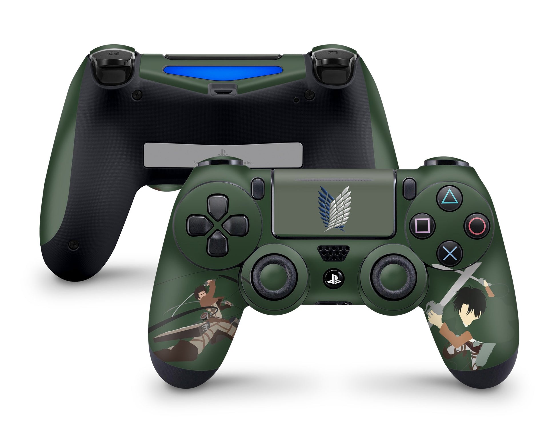 Anime Town Creations PS4 Controller Attack on Titan Survey CorpsSkins - Anime Attack on Titan Skin