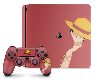 PlayStation PS4 One Piece Monkey D Luffy PS4 Skins - Anime One Piece Skin