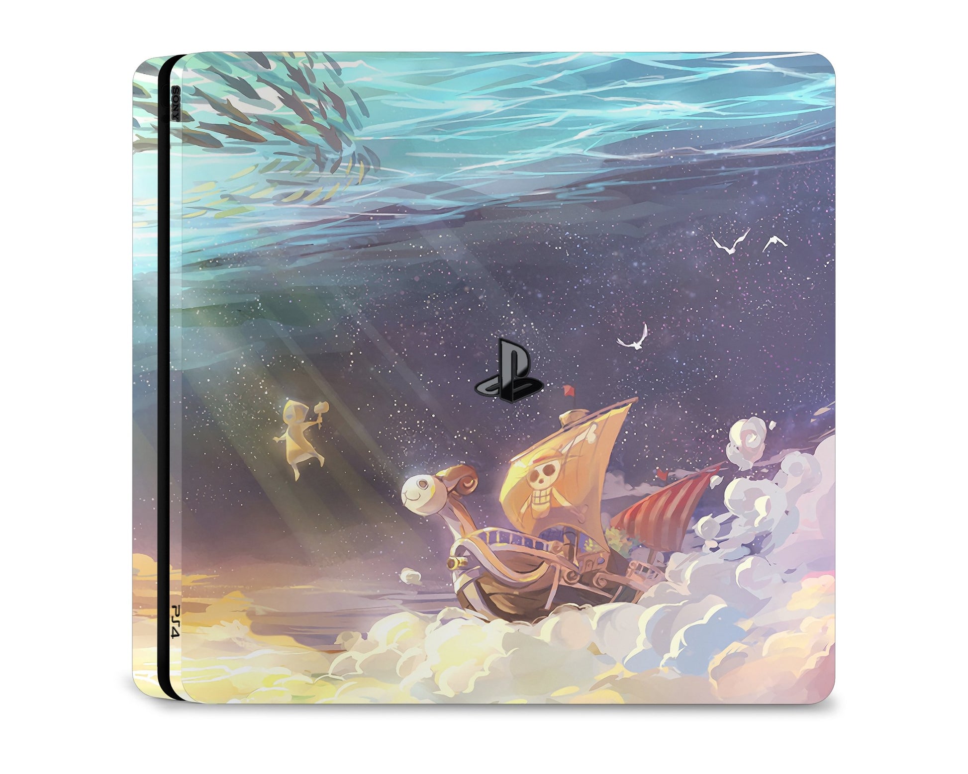 PlayStation PS4 One Piece Going Merry Pirate Ship PS4 Skins - Anime One Piece Skin
