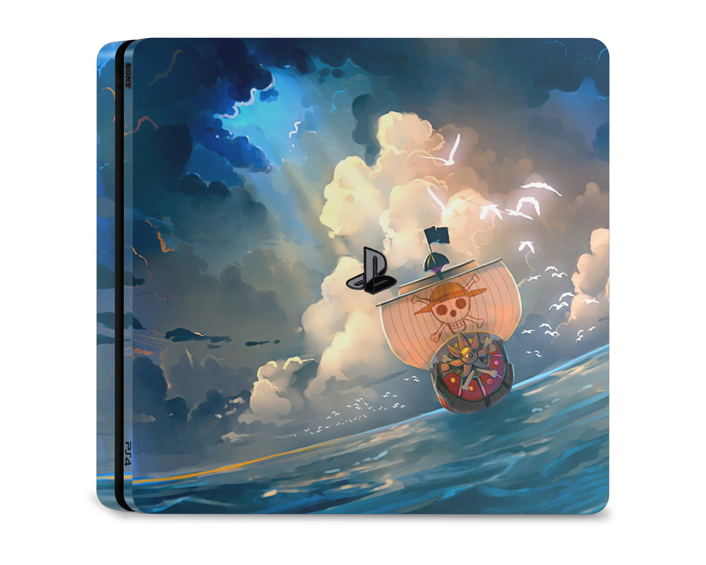 PlayStation PS4 One Piece Going Thousand Sunny Pirate Ship PS4 Skins - Anime One Piece Skin