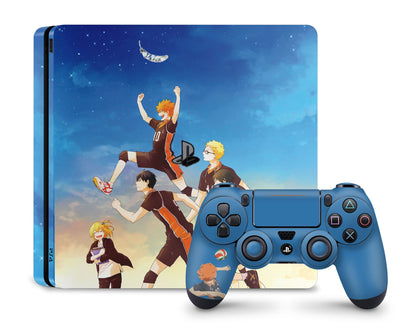 PlayStation PS4 Haikyuu Blue Skies PS4 Skins - Anime Haikyuu Skin