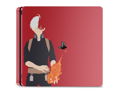 My Hero Academia Shoto Todoroki Minimalist PS4 Skin