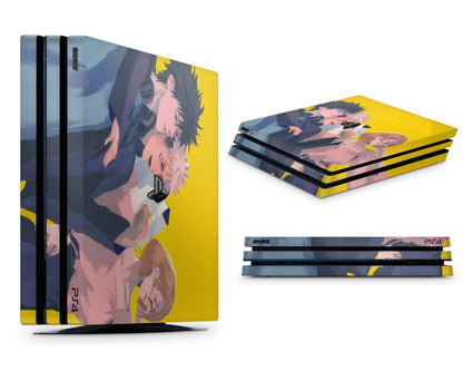 PlayStation PS4 Jujutsu Kaisen Itadori, Nebara & Megumi PS4 Skins - Anime Jujutsu Kaisen Skin