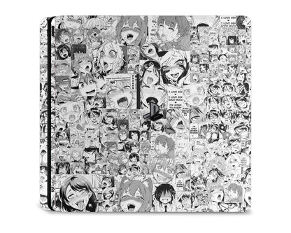 PlayStation PS4 Ahegao PS4 Skins - Anime Quotes Skin