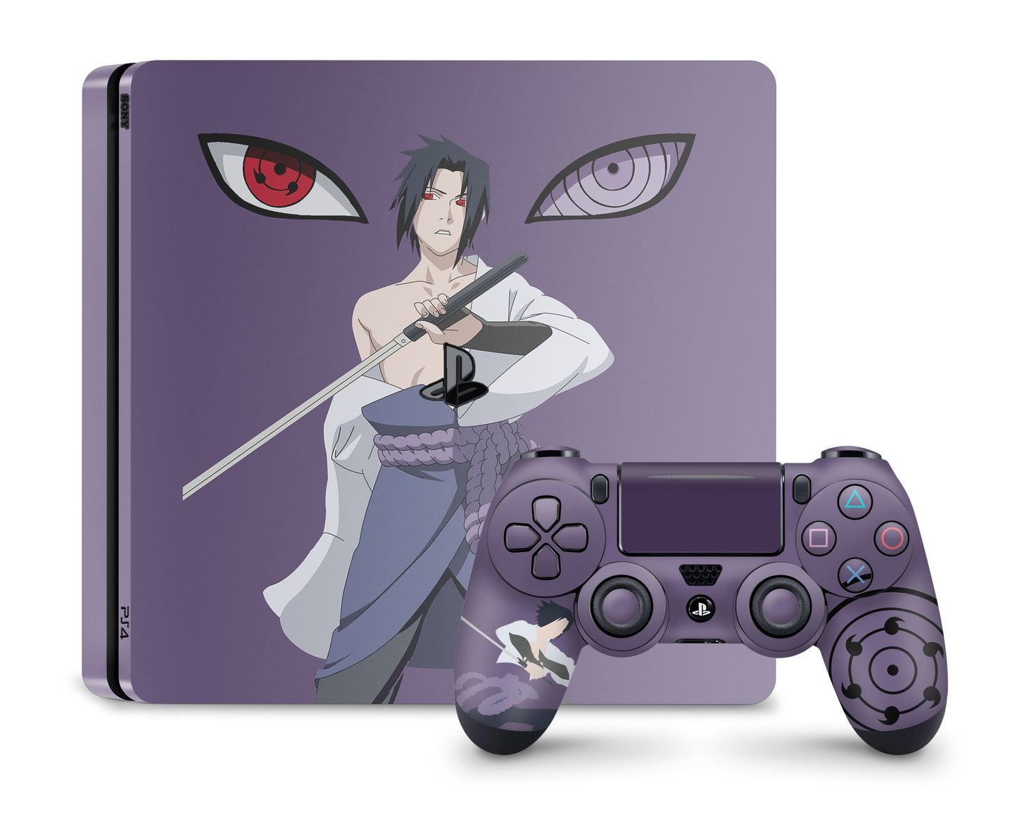 Anime Town Creations PS4 Sasuke Purple PS4 Skins - Anime Naruto Skin