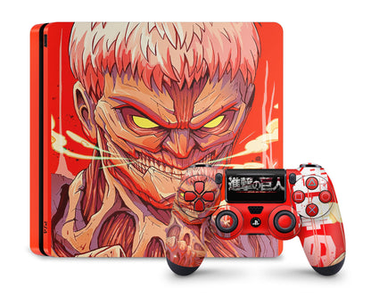 Anime Town Creations PS4 Attack on Titan Armored Titan PS4 Skins - Anime Attack on Titan PS4 Skin