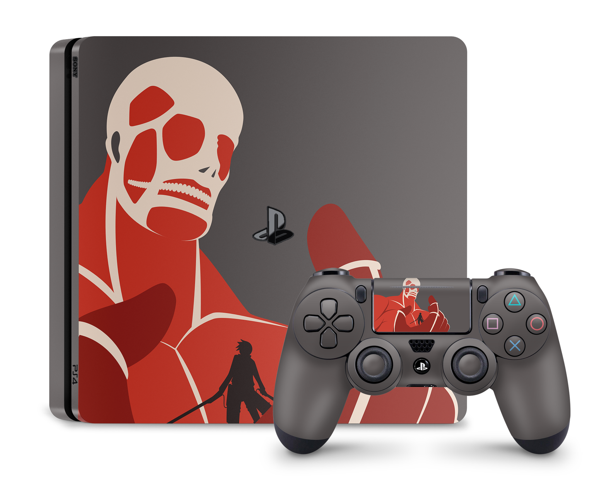Anime Town Creations PS4 Attack On Titan Wall PS4 Skins - Anime Attack on Titan PS4 Skin