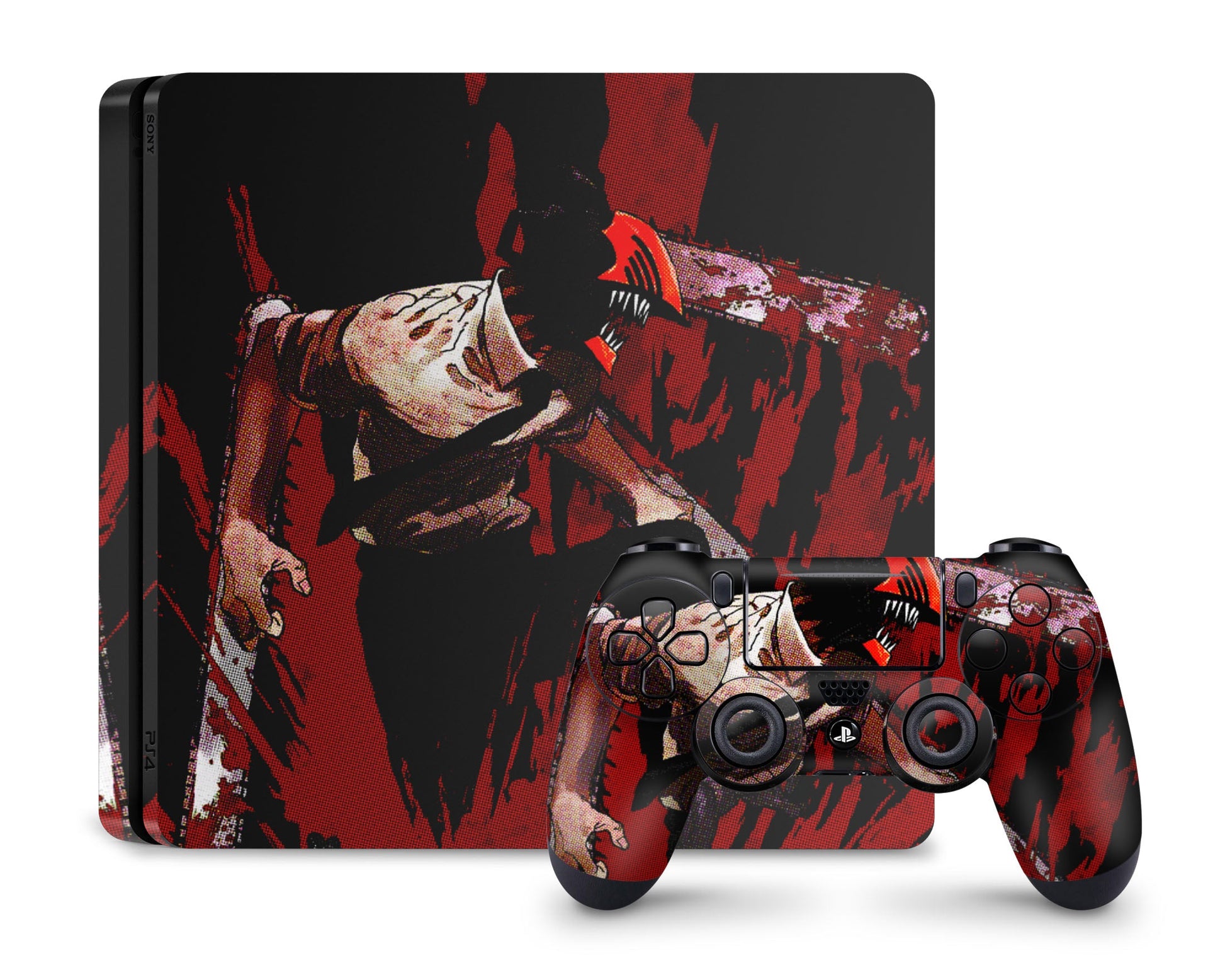 Anime Town Creations PS4 Chainsaw Man Denji Red PS4 Skins - Anime  PS4 Skin