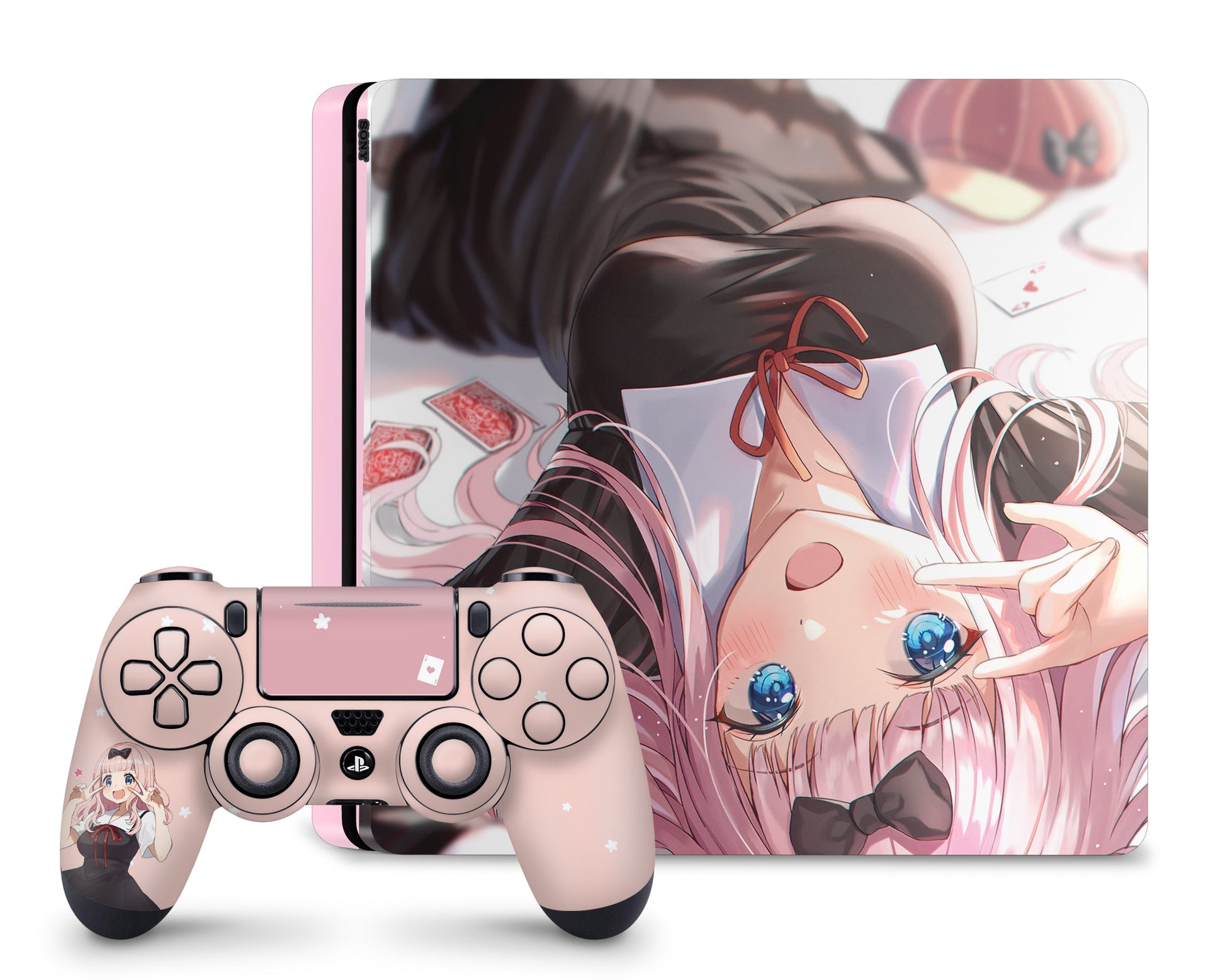 Anime Town Creations PS4 Chika Fujiwara Cute PS4 Skins - Anime Love is War PS4 Skin