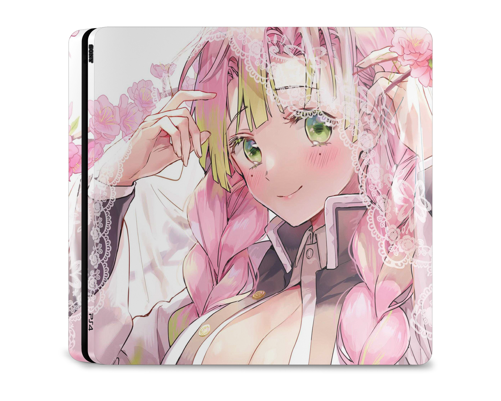 Anime Town Creations PS4 Demon Slayer Mitsuri Kanroji Love Hashira PS4 Skins - Anime Demon Slayer PS4 Skin