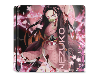 Anime Town Creations PS4 Demon Slayer Nezuko Hype PS4 Skins - Anime Demon Slayer PS4 Skin