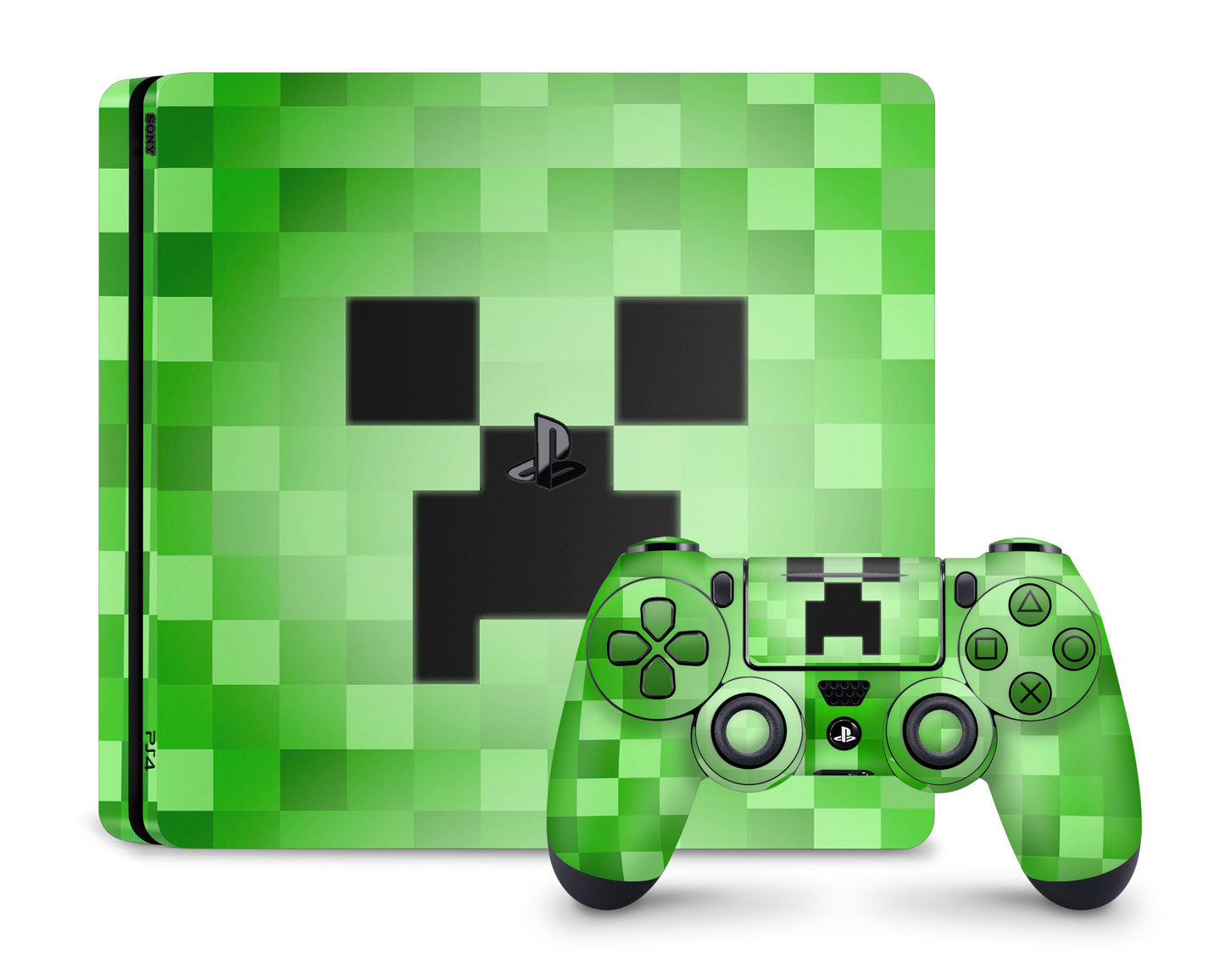 Anime Town Creations PS4 Minecraft Creeper Face PS4 Skins - Anime Minecraft PS4 Skin