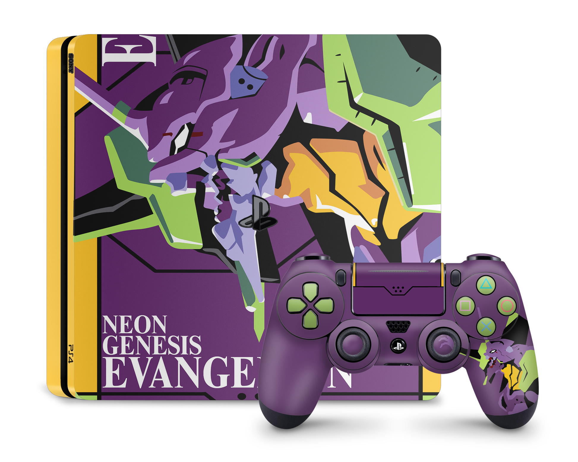 Anime Town Creations PS4 Neon Evangelion Genesis Unit 01 PS4 Skins - Anime Neon Evangelion Genesis PS4 Skin
