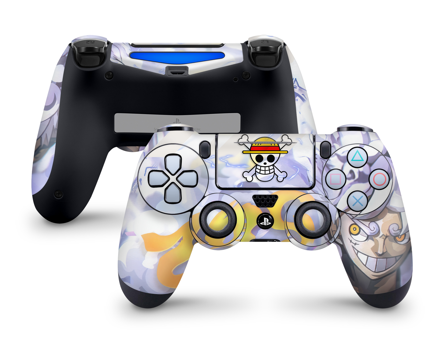 Anime Town Creations PS4 One Piece Luffy Gear 5 Awakening PS4 Skins - Anime One Piece PS4 Skin