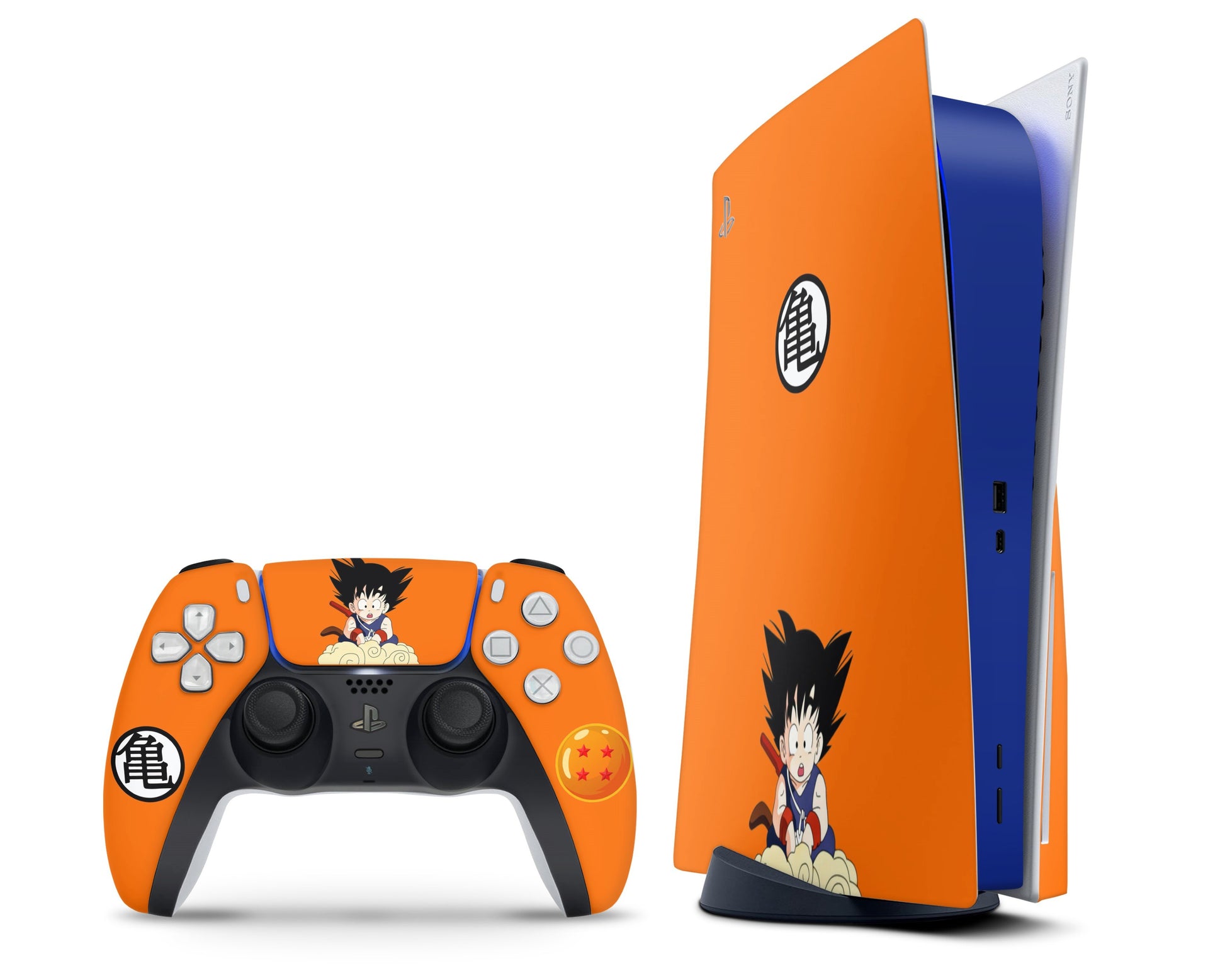 PlayStation PS5 Dragon Ball Z Goku PS5 Skins - Anime Dragon Ball Skin