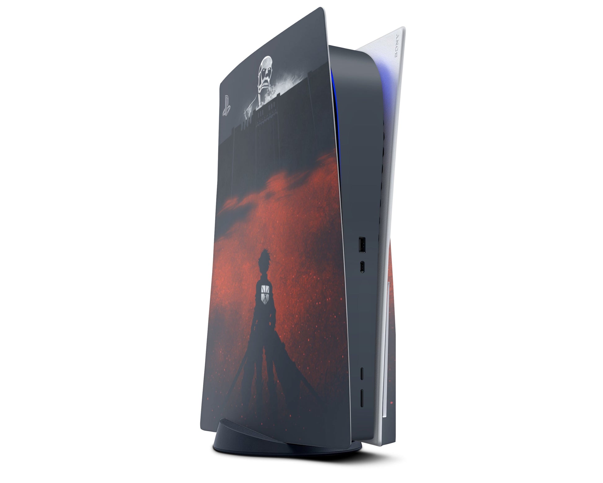 PlayStation PS5 Attack On Titan Wall PS5 Skins - Anime Attack on Titan Skin