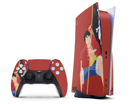 PlayStation PS5 One Piece Luffy PS5 Skins - Anime One Piece Skin