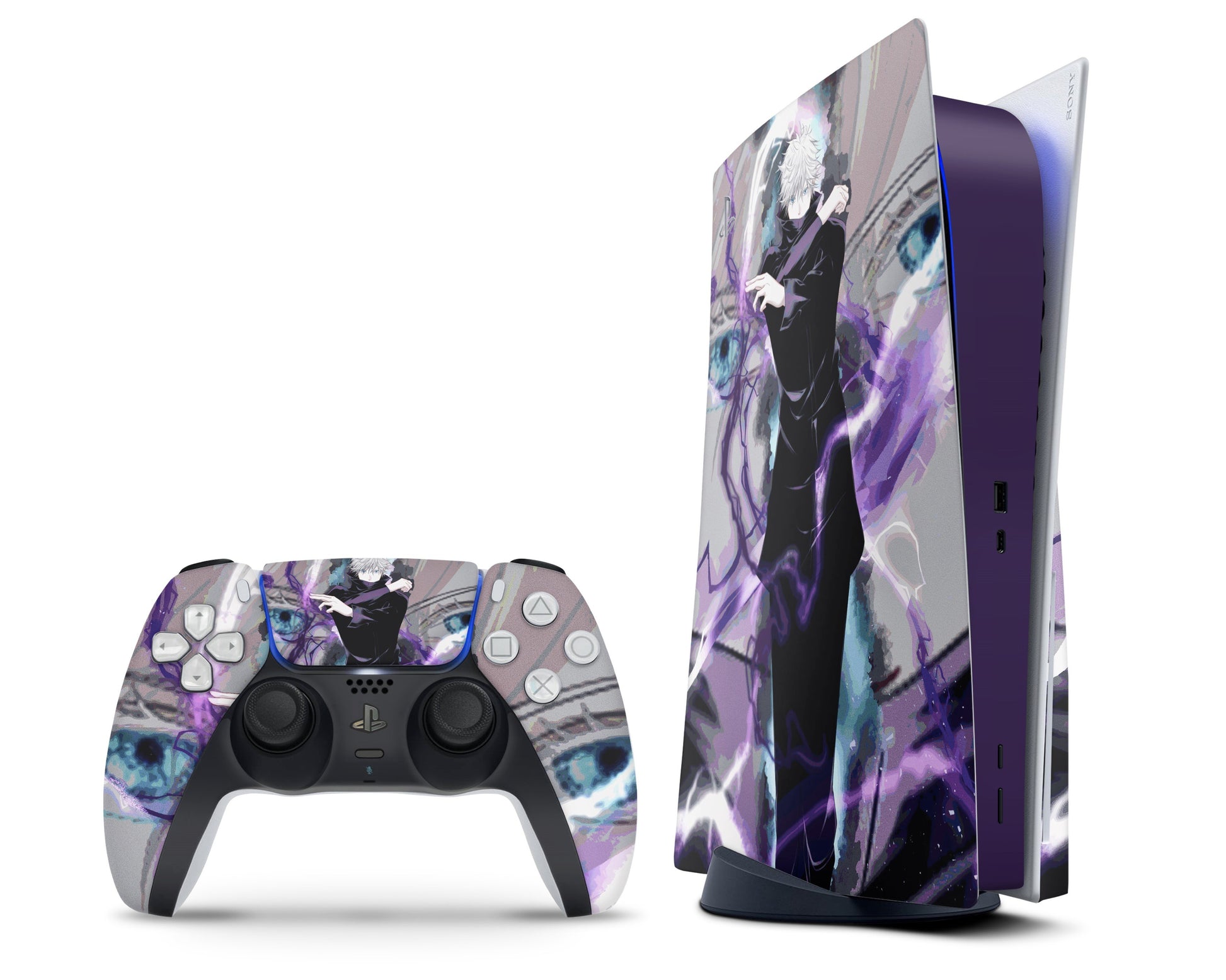 PlayStation PS5 Jujutsu Kaisen Satoru Gojo PS5 Skins - Anime Jujutsu Kaisen Skin