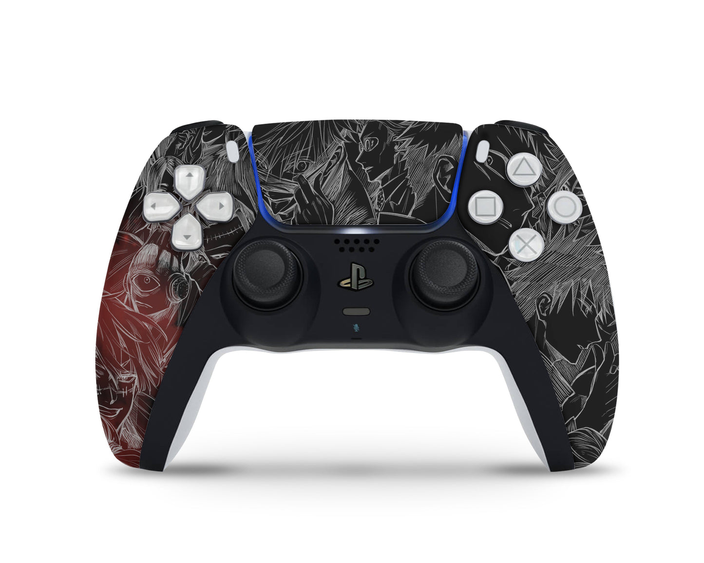 Anime Town Creations PS5 Controller Jujutsu Kaisen Black & WhiteSkins - Anime Jujutsu Kaisen Skin