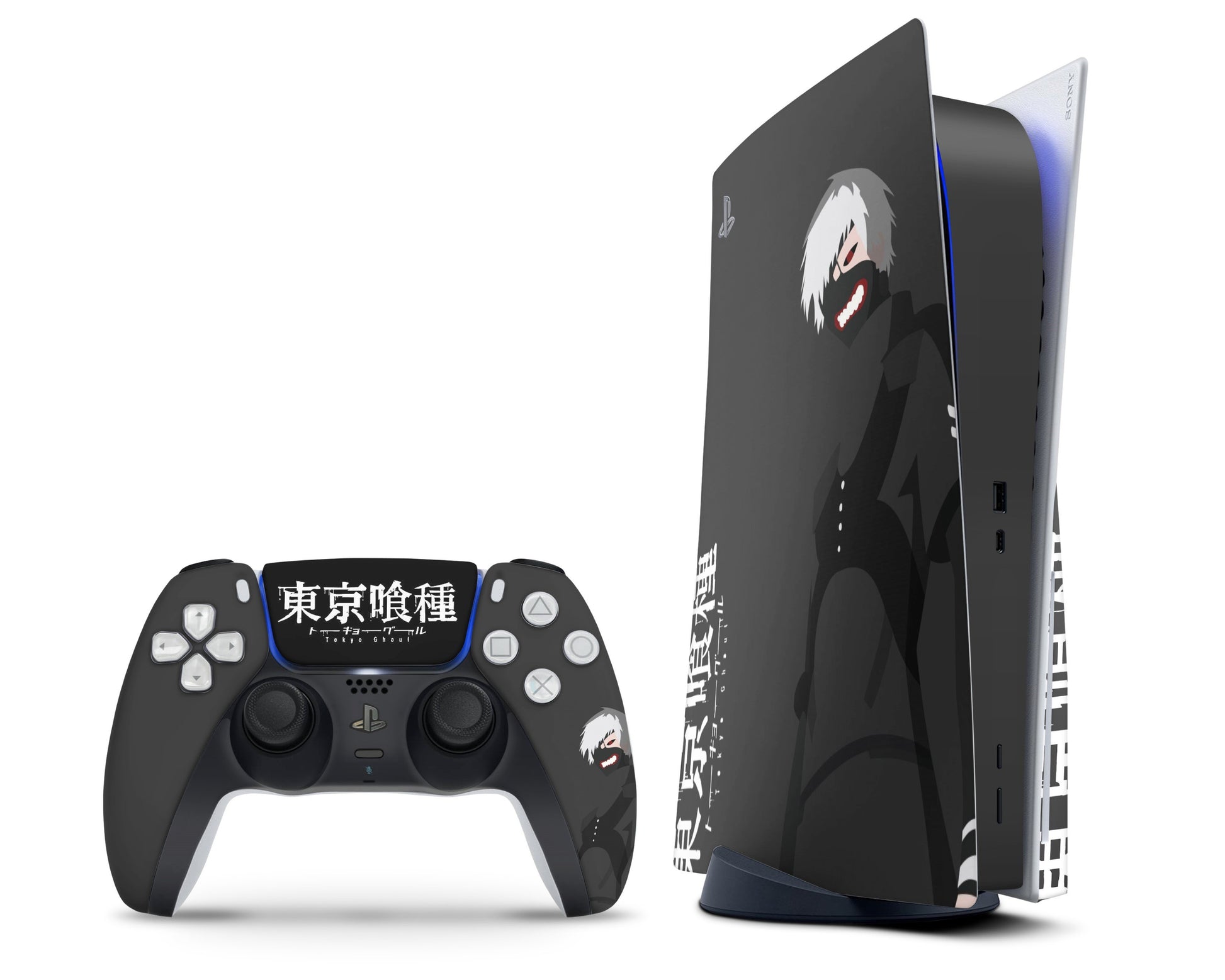 PlayStation PS5 Tokyo Ghoul Ken Kaneki PS5 Skins - Anime Tokyo Ghoul Skin