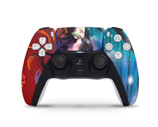 Anime Town Creations PS5 Controller Demon Slayer NezukoSkins - Anime Demon Slayer Skin