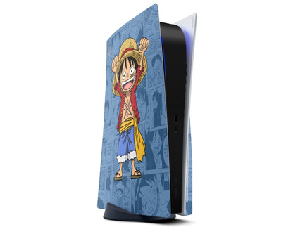 Anime Town Creations PS5 One Piece Luffy Manga PS5 Skins - Anime One Piece PS5 Skin
