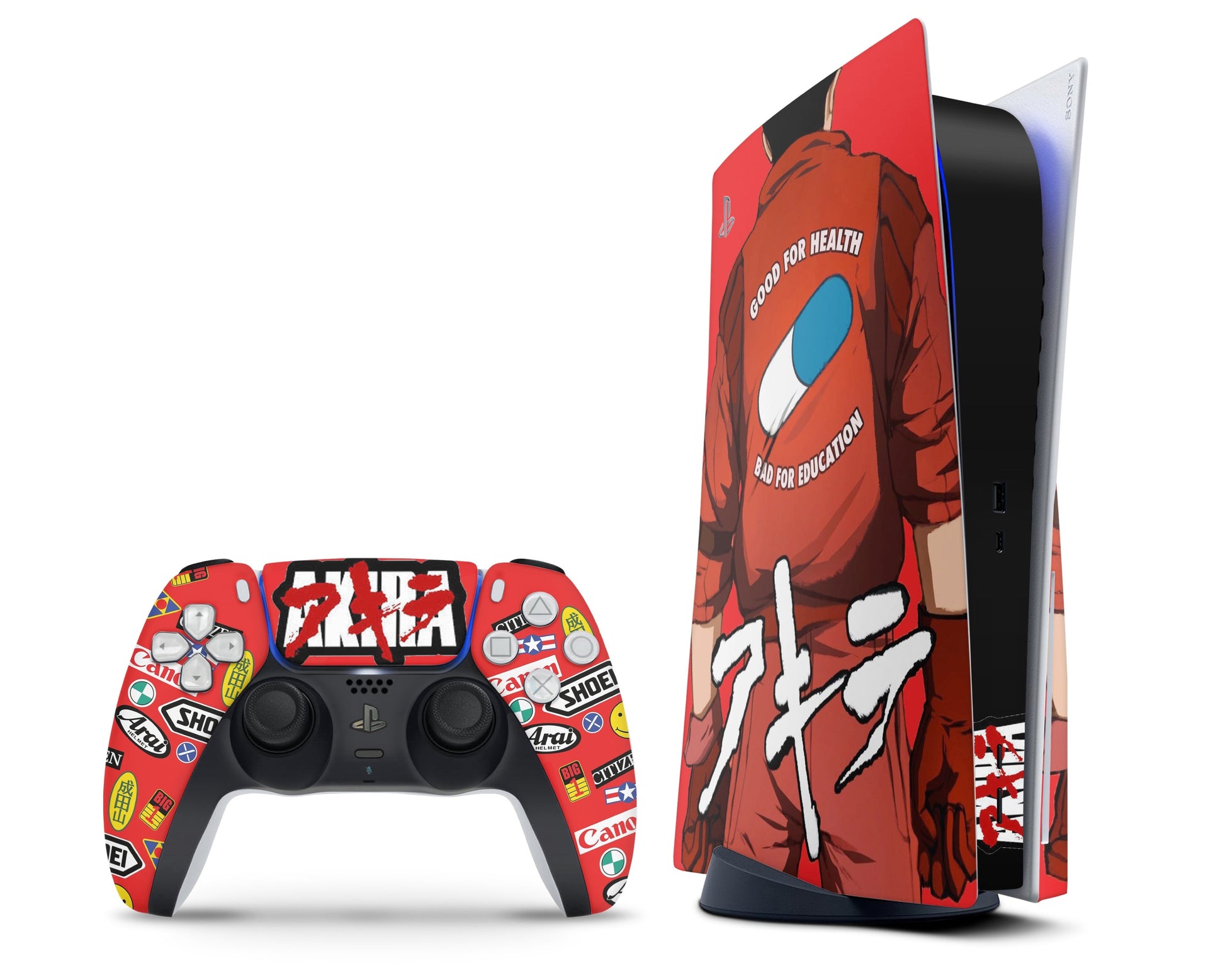 Anime Town Creations PS5 Akira Classic Biker PS5 Skins - Anime Akira PS5 Skin