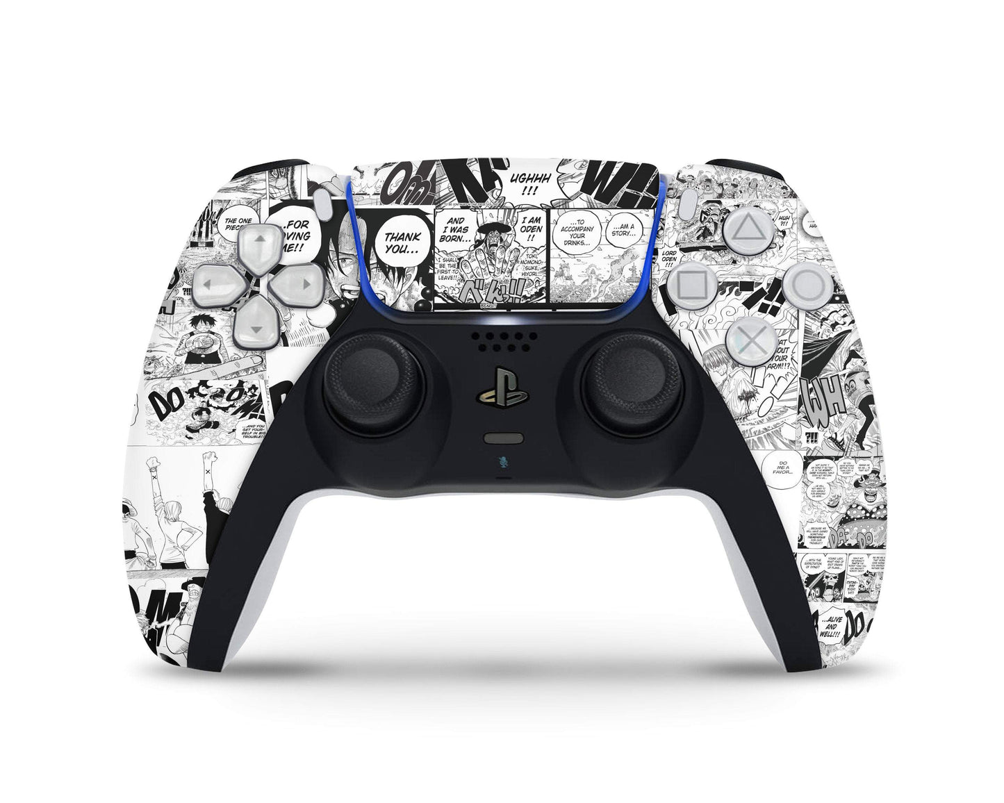 Anime Town Creations PS5 One Piece Manga Collage PS5 Skins - Anime One Piece Skin