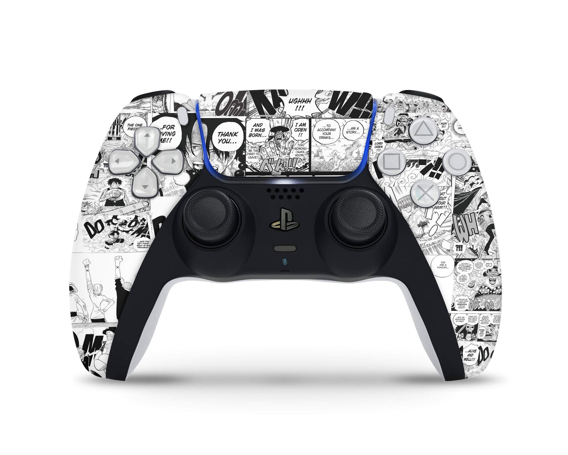 Anime Town Creations PS5 One Piece Manga Collage PS5 Skins - Anime One Piece Skin