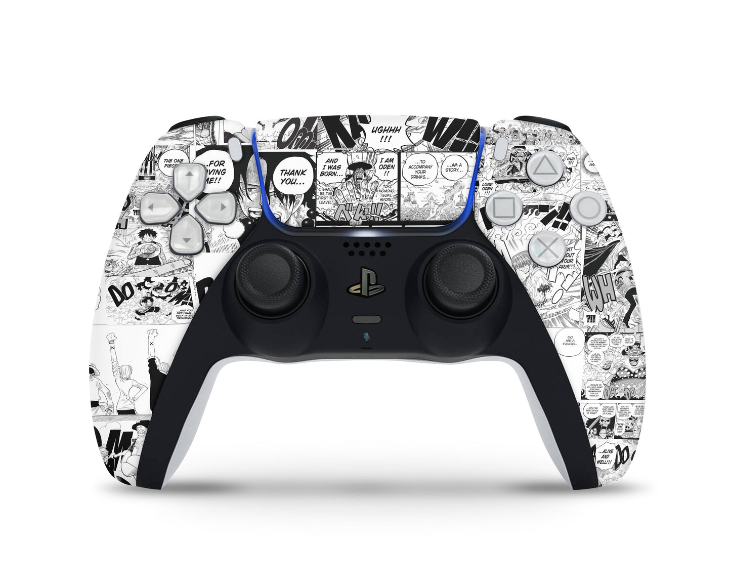 One Piece Manga Collage PS5 Controller Skin