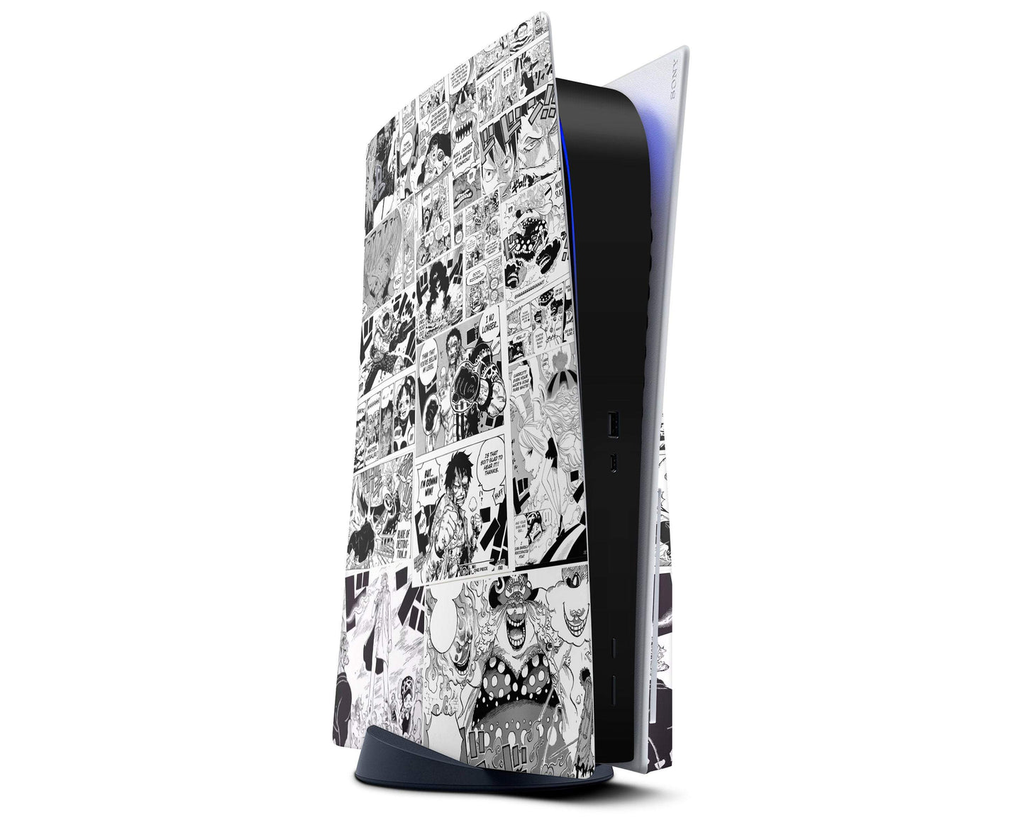 Anime Town Creations PS5 One Piece Manga Collage PS5 Skins - Anime One Piece Skin