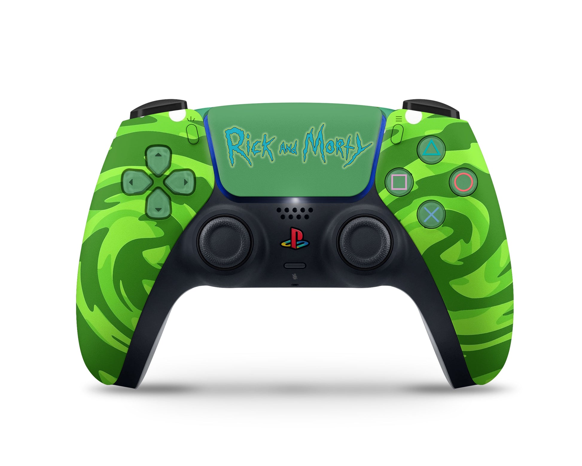 Anime Town Creations PS5 Controller Rick and Morty PortalSkins - Anime Rick and Morty Skin