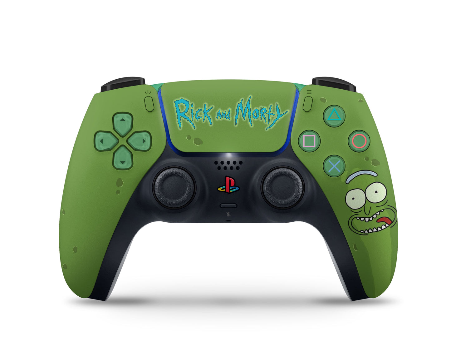 Anime Town Creations PS5 Controller Pickle RickSkins - Anime Rick and Morty Skin
