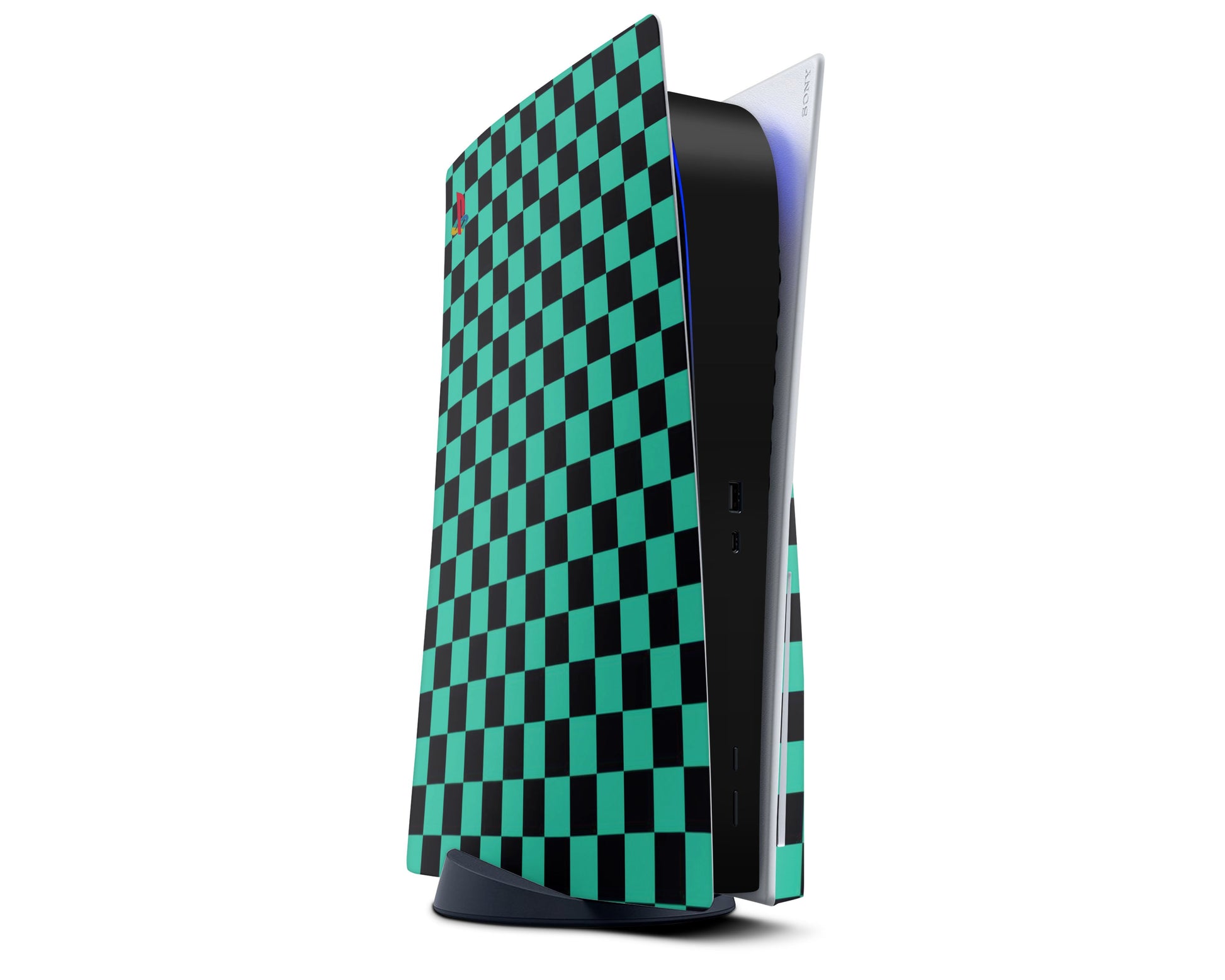 Anime Town Creations PS5 Demon Slayer Tanjiro Kamado Pattern PS5 Skins - Anime Demon Slayer Skin