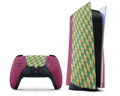 Demon Slayer Giyu Tomioka Pattern PS5 Skin