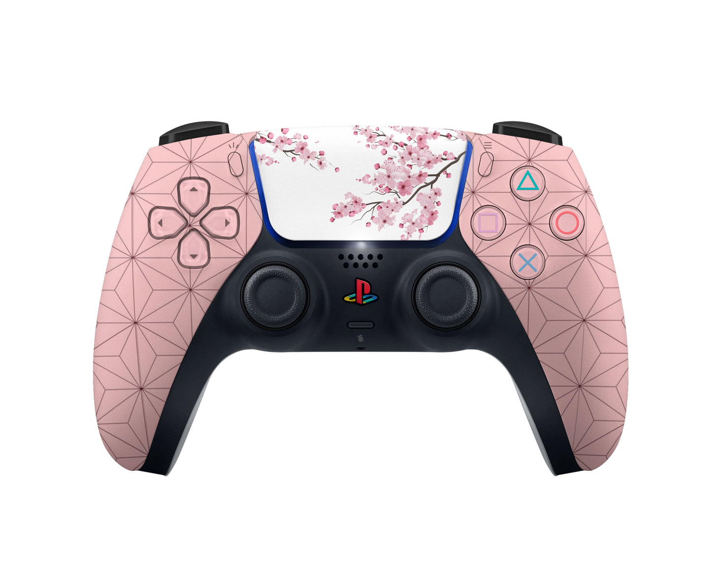 Anime Town Creations PS5 Controller Demon Slayer Nezuko Cherry BlossomSkins - Anime Demon Slayer Skin