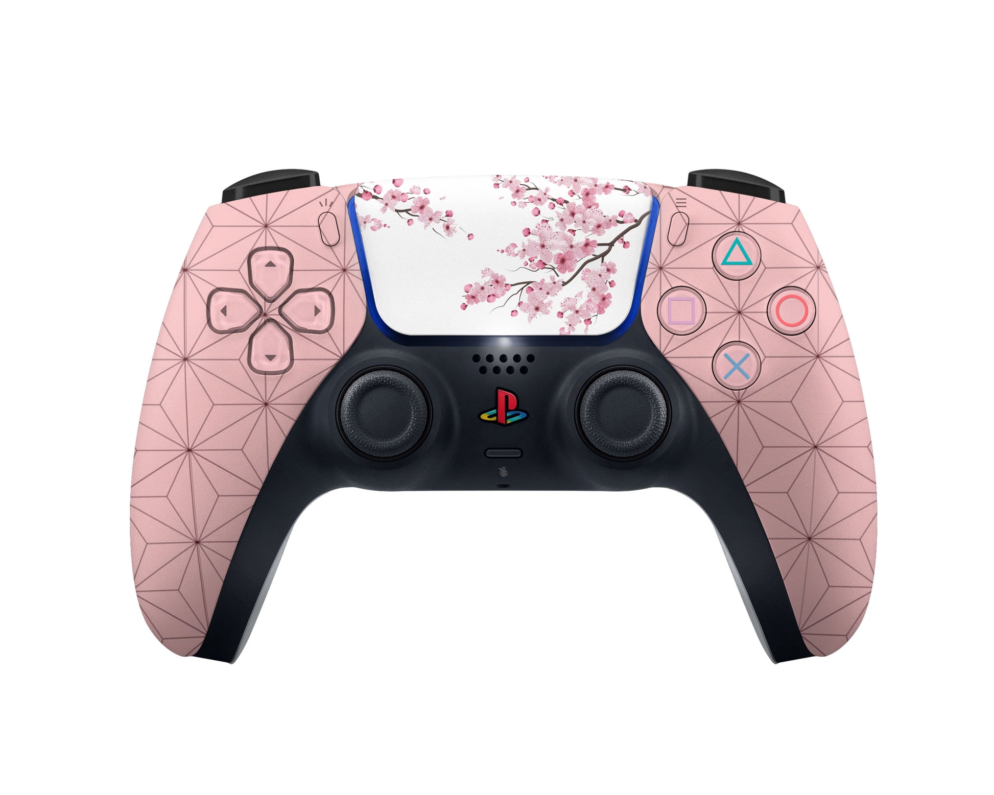 Anime Town Creations PS5 Controller Demon Slayer Nezuko Cherry BlossomSkins - Anime Demon Slayer Skin