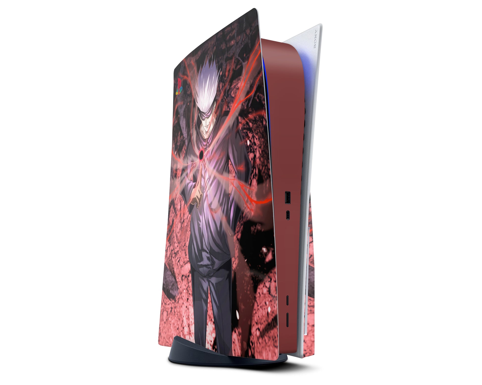 Jujutsu Kaisen Red Void Gojo PS5 PS5 Skin – Anime Town Creations