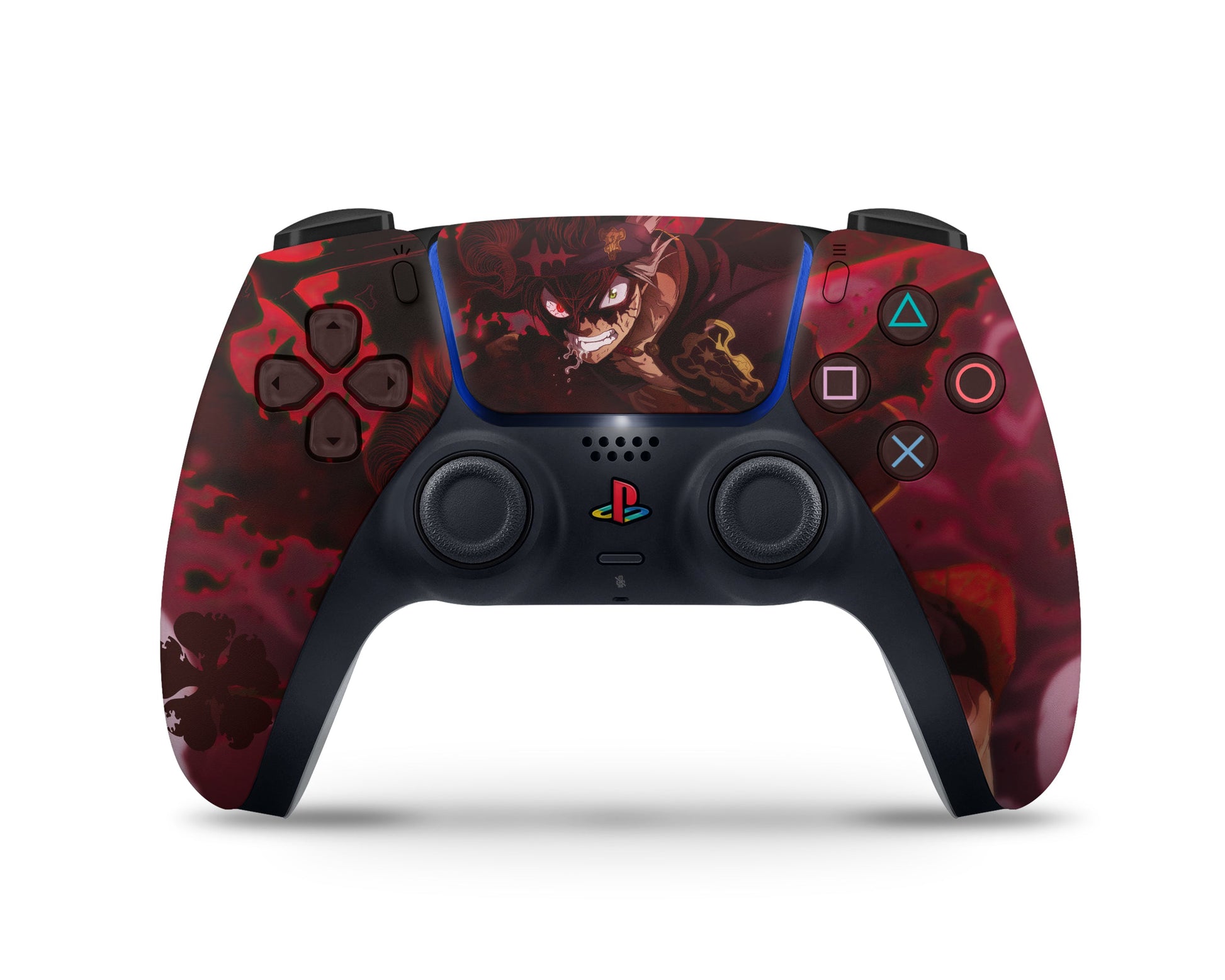 Anime Town Creations PS5 Slim Black Clover Asta Red PS5 Slim Skins - Anime Black Clover PS5 Slim Skin