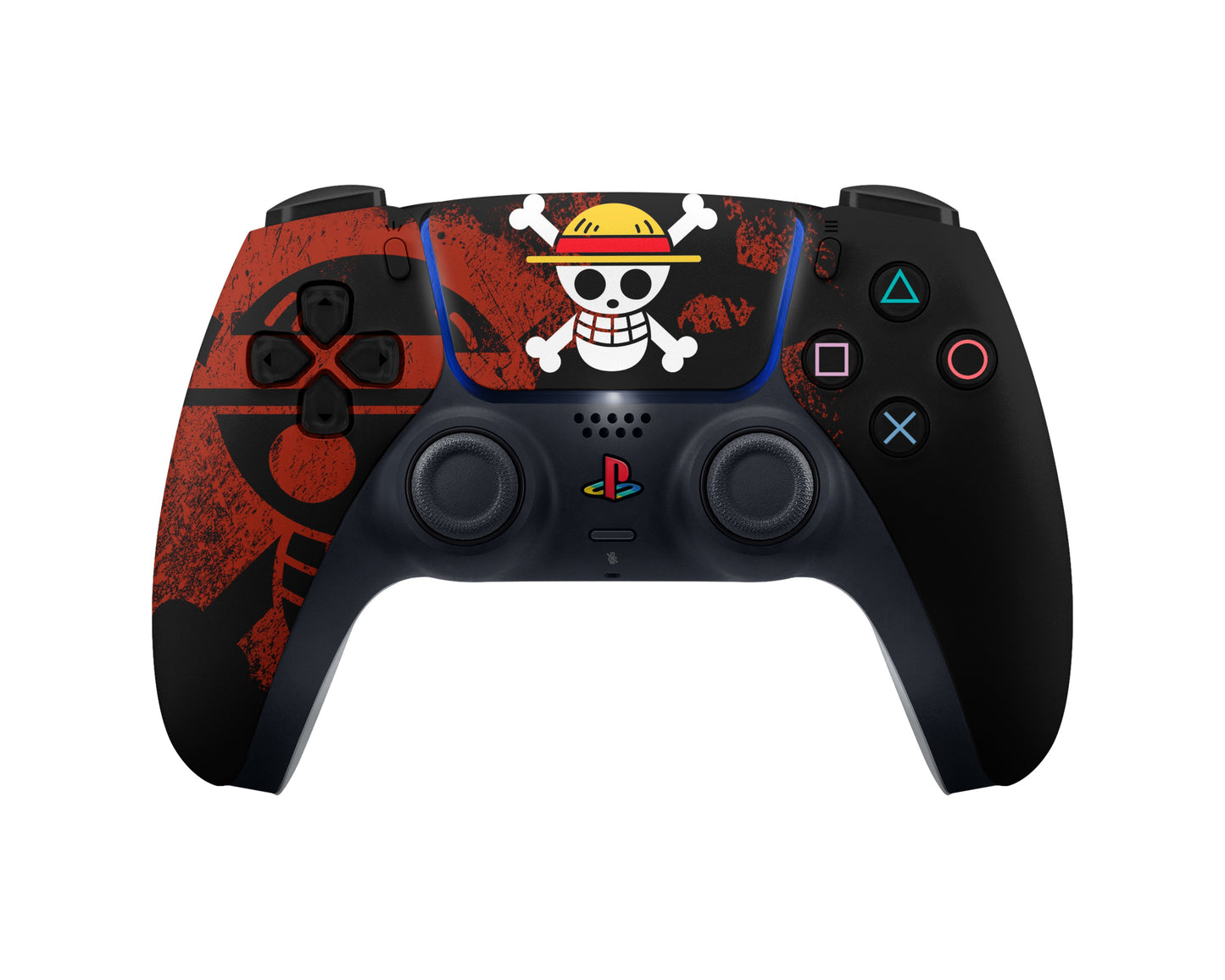 Anime Town Creations PS5 One Piece Luffy Black PS5 Skins - Anime One Piece PS5 Skin