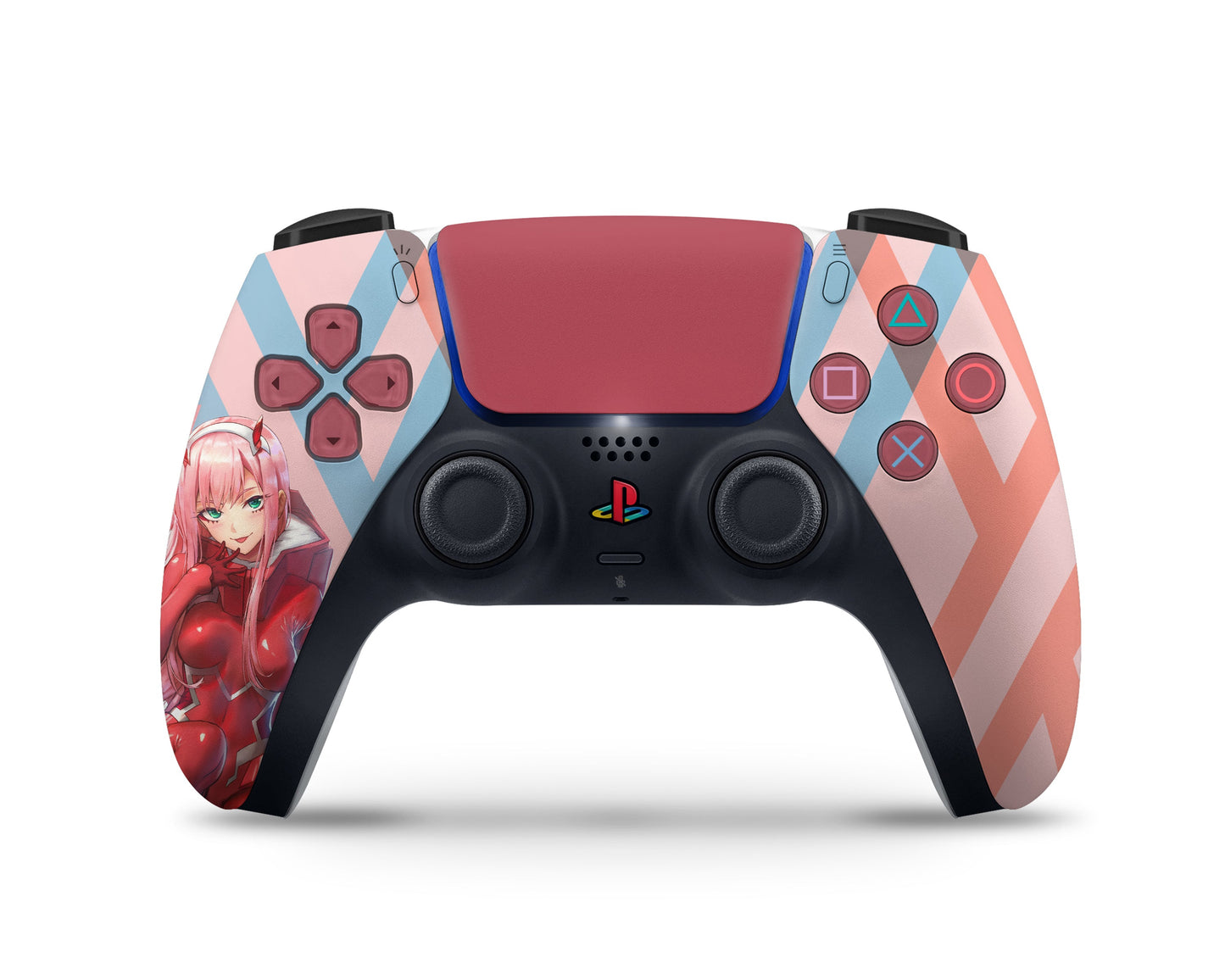 Anime Town Creations PS5 Slim Zero Two Hot PS5 Slim Skins - Anime Darling in the Franxx PS5 Slim Skin