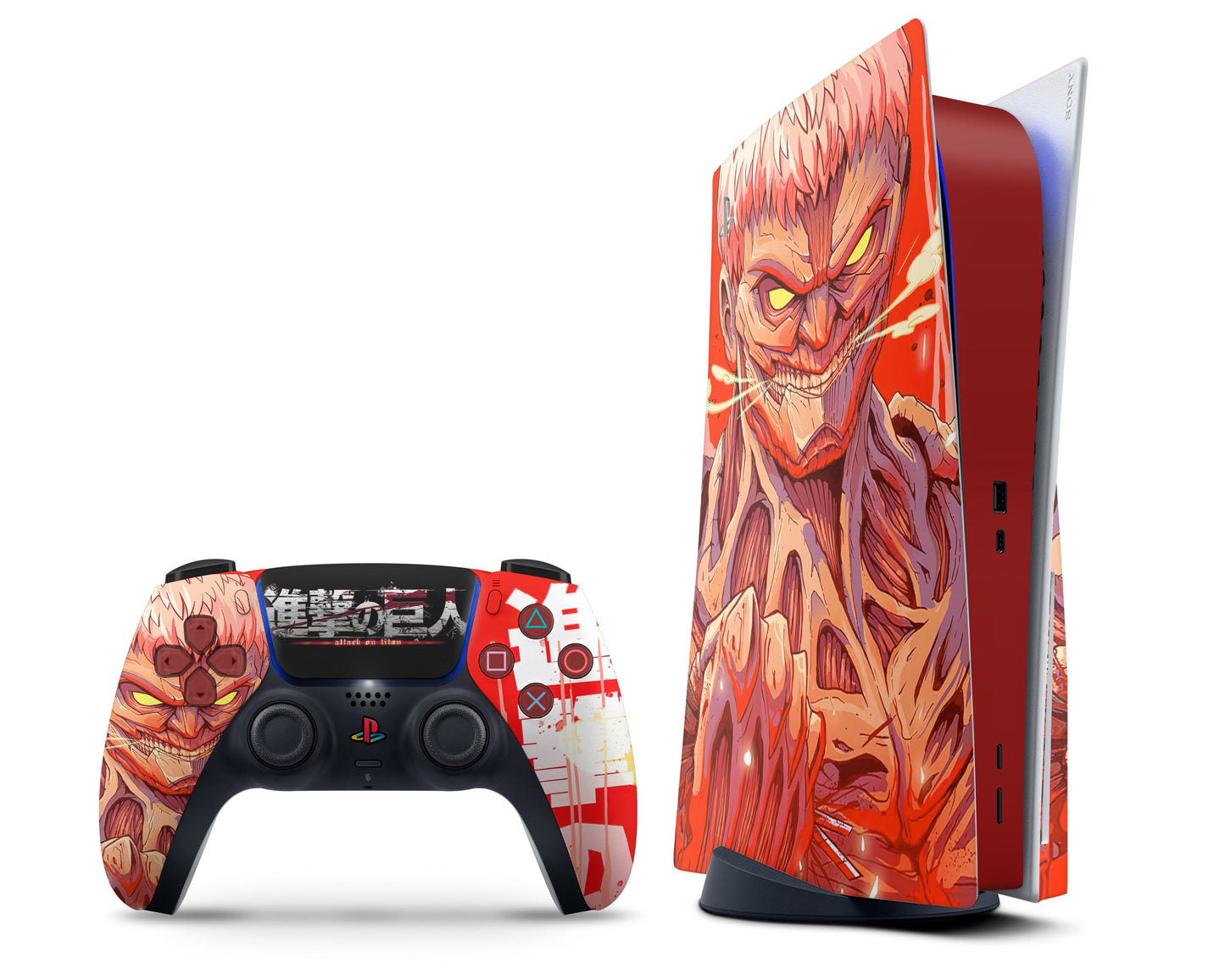 Anime Town Creations PS5 Attack on Titan Armored Titan PS5 Digital Skins - Anime Attack on Titan PS5 Skin