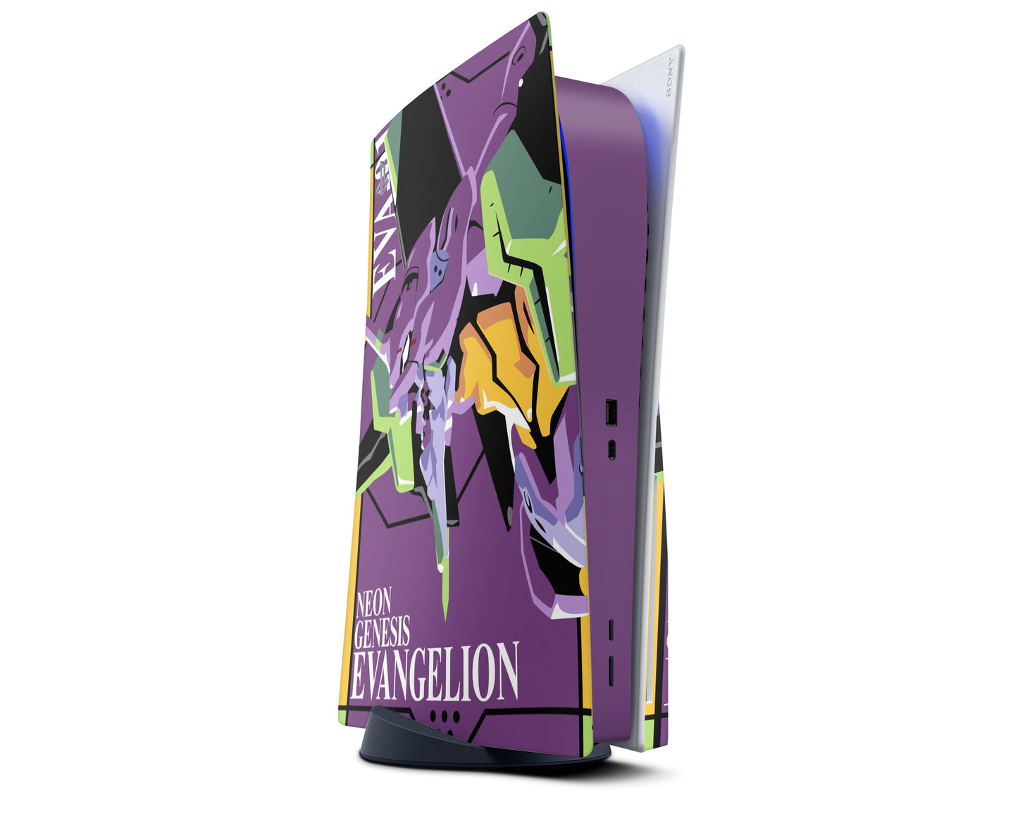 Anime Town Creations PS5 Neon Evangelion Genesis Unit 01 PS5 Digital Skins - Anime Neon Evangelion Genesis PS5 Skin