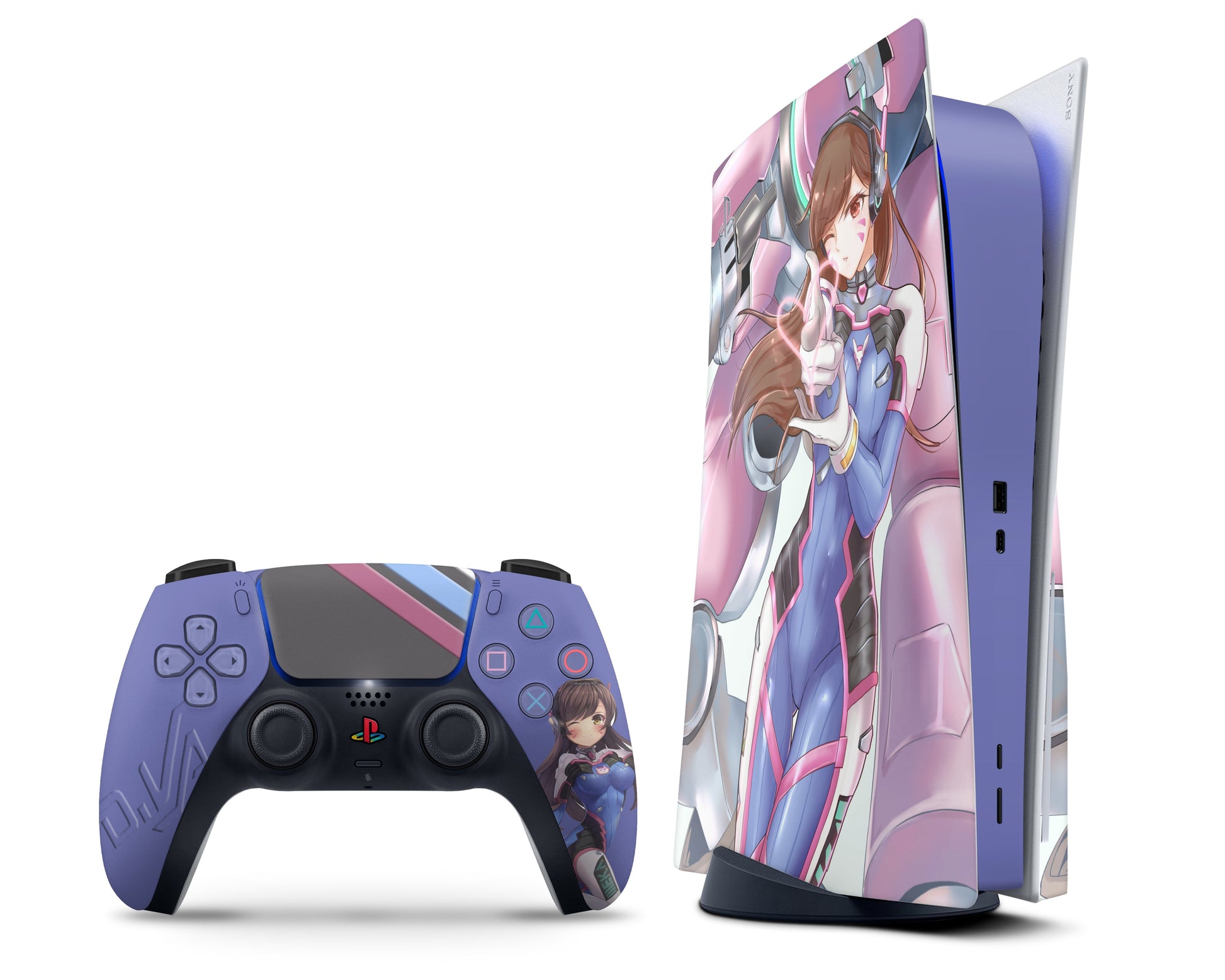 Anime Town Creations PS5 Overwatch D.VA PS5 Digital Skins - Anime Overwatch PS5 Skin
