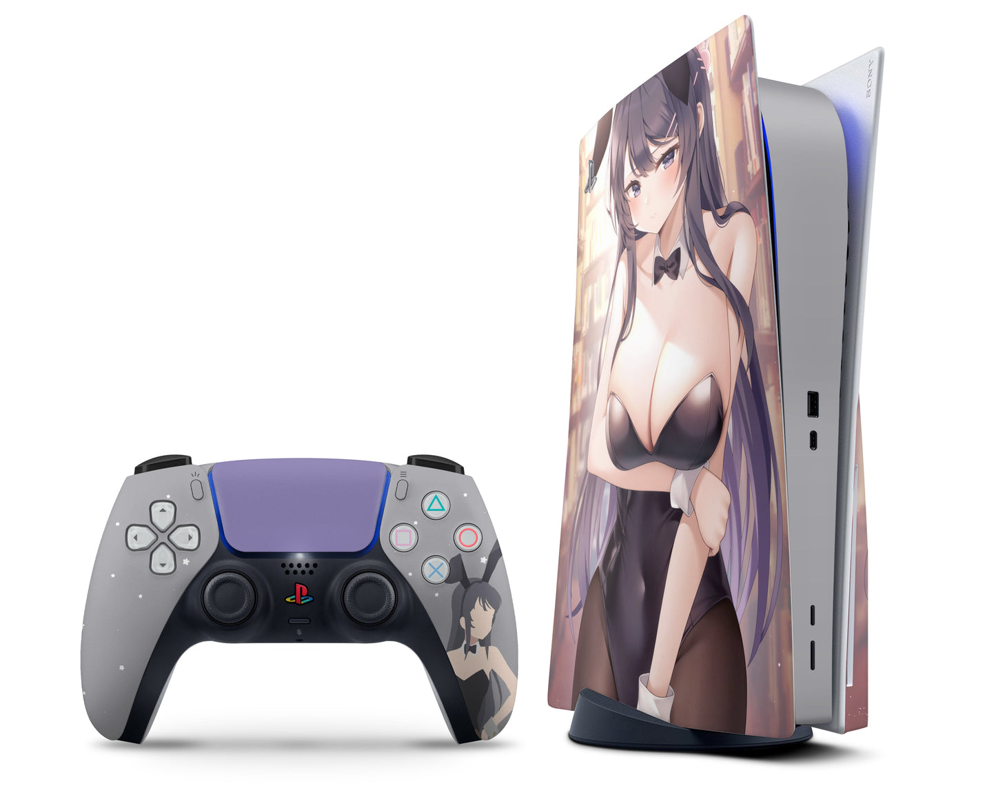 Anime Town Creations PS5 Bunny Girl Senpai Hot PS5 Digital Skins - Anime Rascal Does Not Dream of Bunny Girl Senpai PS5 Skin