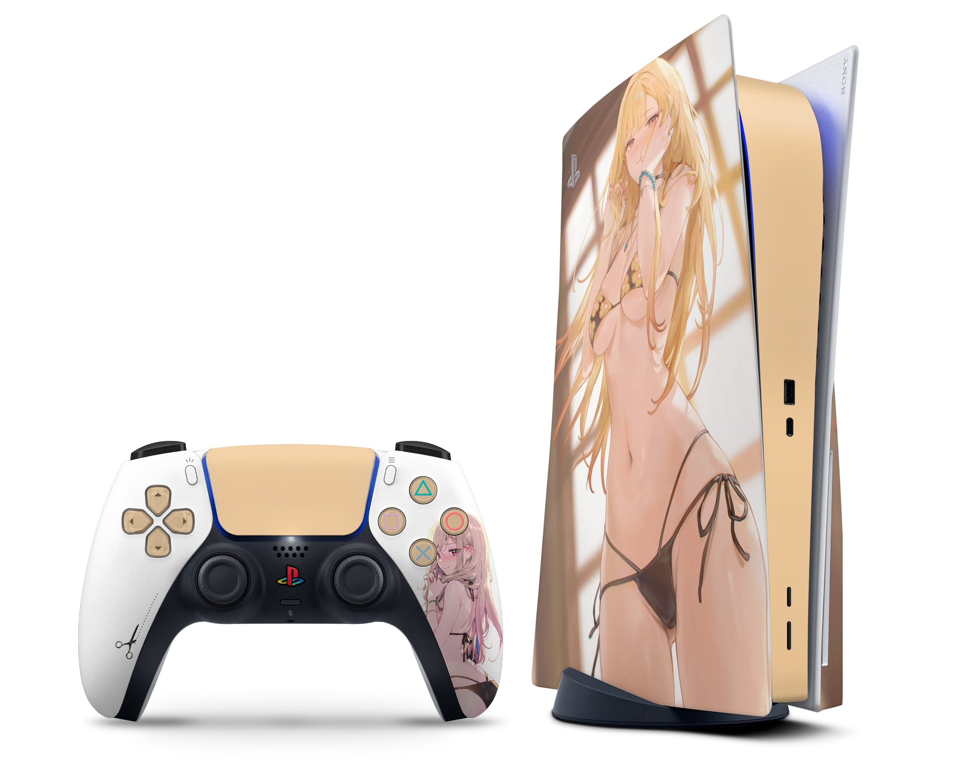Anime Town Creations PS5 Marin Hot PS5 Digital Skins - Anime My Dress Up Darling PS5 Skin